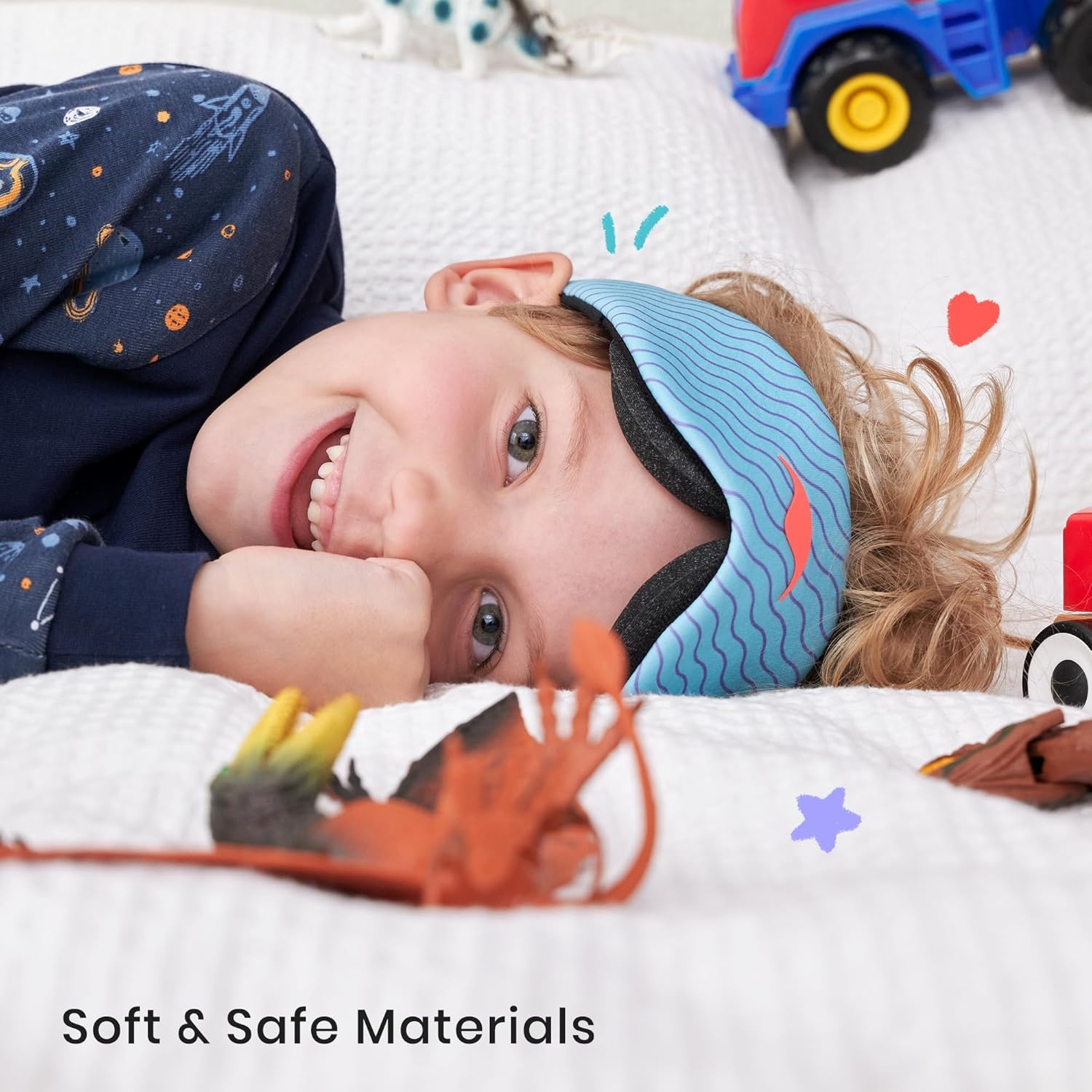 image:imageManta Kids Sleep Mask Comfy amp Cute Blackout Sleeping Mask with Adjustable Eye Cups Soft amp Breathable Machine Washable Kids Eye Mask for Girls Boys Toddler Aged 6 PeriwinkleArctic Blue