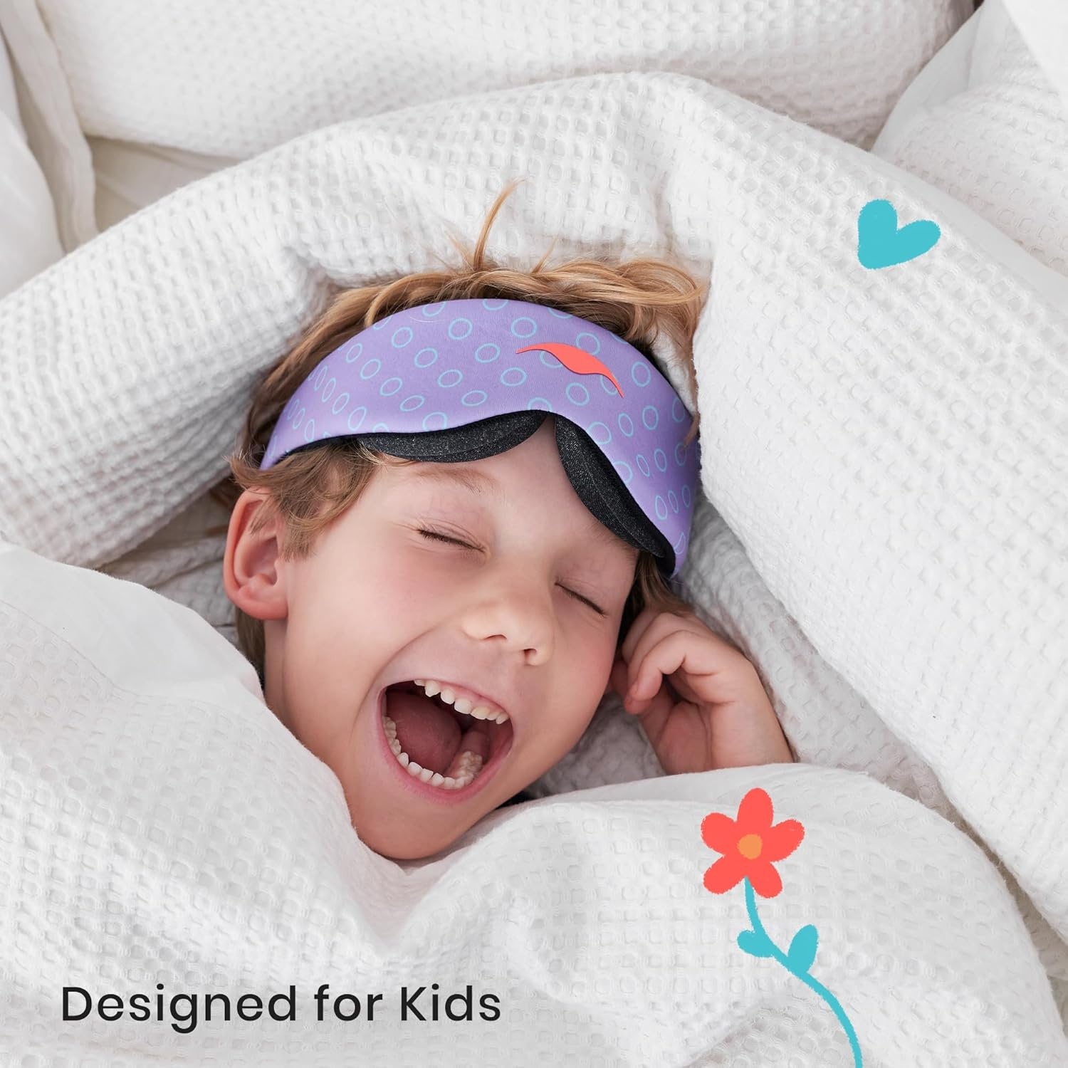 image:imageManta Kids Sleep Mask Comfy amp Cute Blackout Sleeping Mask with Adjustable Eye Cups Soft amp Breathable Machine Washable Kids Eye Mask for Girls Boys Toddler Aged 6 PeriwinklePeriwinkle