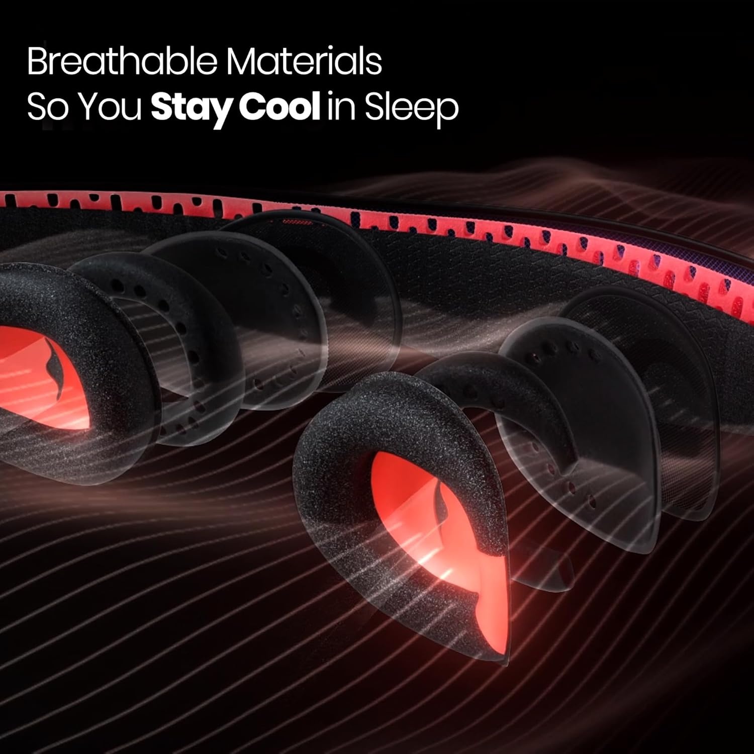 image:imageManta Pro Sleep Mask 100 Light Blocking Sleep Mask for Side Sleepers Breathable and Comfortable Spacious amp Zero Pressure for Long Lashes Perfect for SleepTravelNapShift Work