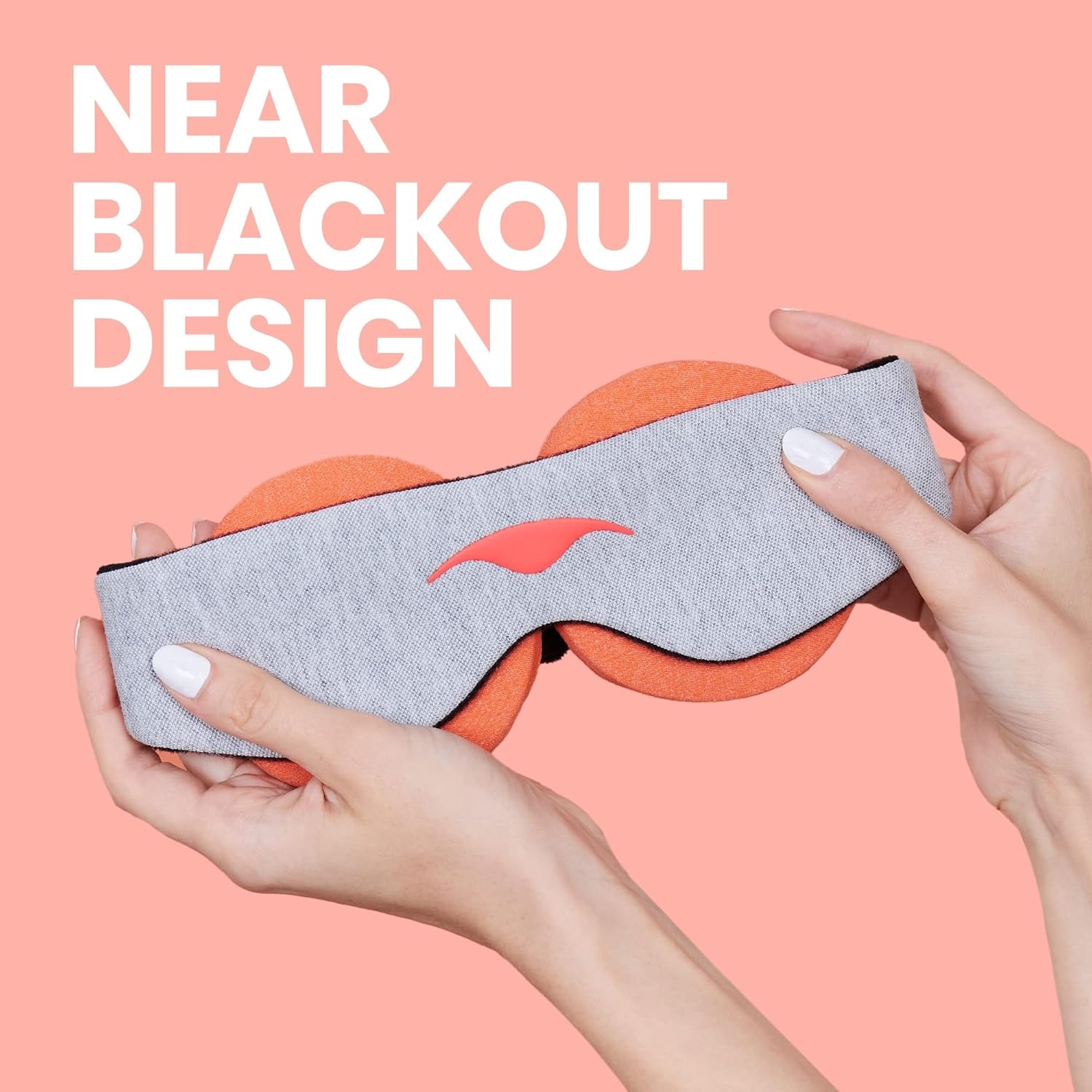 image:imageManta Steam Sleep Mask Reusable NearBlackout Sleeping Mask for Relaxation amp Restful Sleep Adjustable Microwavable Steam Eye Cups for Natural Hydration Eye Strain amp Sinus Relief