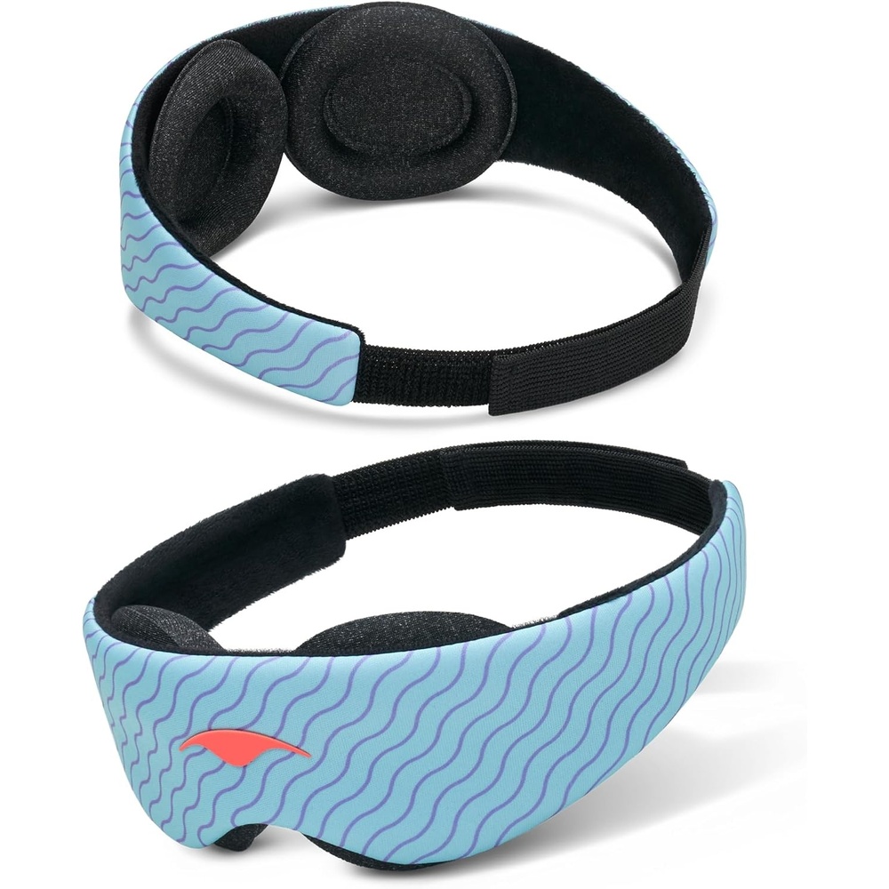 image:imageManta Kids Sleep Mask Comfy amp Cute Blackout Sleeping Mask with Adjustable Eye Cups Soft amp Breathable Machine Washable Kids Eye Mask for Girls Boys Toddler Aged 6 PeriwinkleArctic Blue