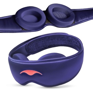 Manta Silk Sleep Mask – Premium 22 Momme Silk Eye Mask, Designed for Blackout Comfort, Breathable and Washable, Adjustable Fit (Purple)(Purple)